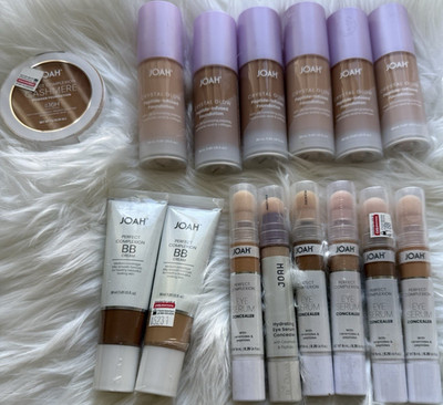 JOAH & Revolution Foundation, BB Cream, Concealer Lot Crystal Glow, Conceal & H 