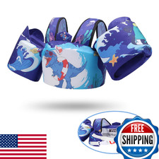 Coast Guard Approved UL Toddler Floaties Kids Swim Vest for 22-66 lbs Boys-Girls