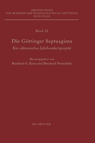Die Göttinger Septuaginta (Hardback)