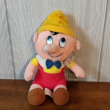 VTG Disney Pinocchio Walt Disney Animated Film Plush 80s/90s NWT