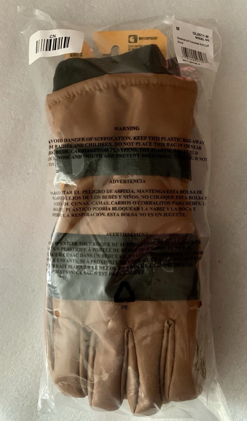 Carhartt Waterproof Insulated Knit Cuff Glove