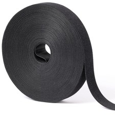 1 Inch x 60Ft Hook and Loop Straps Double Sided Self-Gripping Strips Roll
