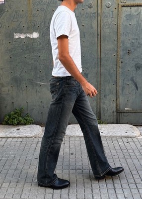 Vintage jeans levis 504 Straight Leg Regular Standard Blau / Grau
