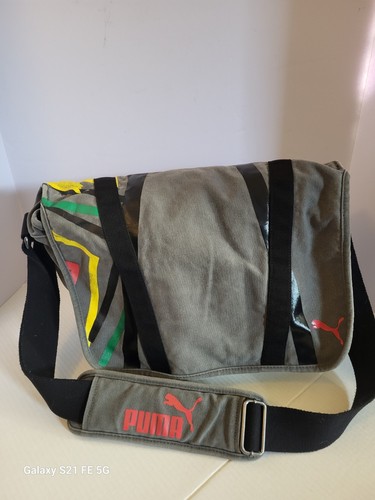 Puma Messenger Bag Canvas Adjustable Strap