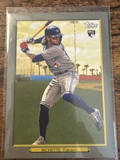2022 Topps Platinum Anniversary Bo Bichette Rookie Card RC Toronto Blue Jays. rookie card picture