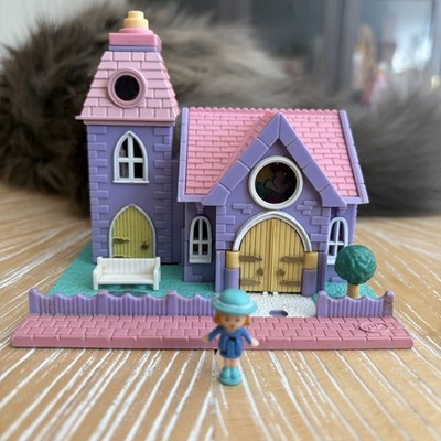 1993 Lightup Wedding Chapel Polly Pocket Bluebird