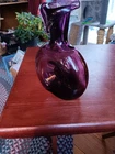 BLENKO AMETHYST GLASS PULPIT VASE. 1645