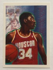 1990-91 NBA Hoops #364 Hakeem Olajuwon Hoston Rockets