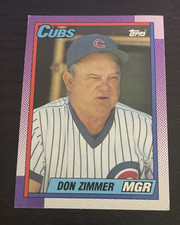 1990 Topps - Don Zimmer - Chicago Cubs - #549 - Manager