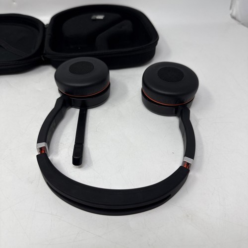 Jabra EVOLVE 75 HSC040W Zestaw słuchawkowy Bluetooth z etui i kluczem sprzętowym - przetestowany działa - Zdjęcie 3 z 12
