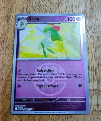 Pokemon Kirlia 088/217  Reverse Holo Erhabene Helden  Deutsch NM   