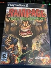 Rampage Total Destruction (Sony PlayStation 2, PS2) No manual! Tested!