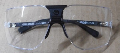 Gargoyles 85's Black Frame Clear Lens Safety Sunglasses