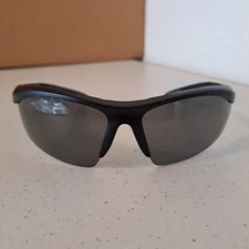 Sea Striker Sunglasses S254 Captain's Choice Black Wrap Gray Polarized Lens U-6