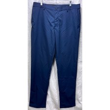 Banana Republic Men's Blue Flat Front Dress Pants 36x34 NWT Work Office Casual