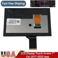 7" LCD Display Touch Screen For 2017-2020 Jeep Compass Radio Navigation Replace