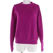 Pristine HERMES knit Long sleeve crew neck purple cashmere Women 38 3E2608D5
