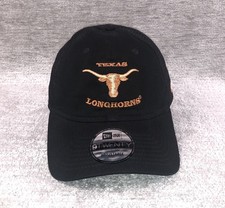 New Era 9TWENTY Texas Longhorns Trucker Hat Black Mesh Adjustable Snapback
