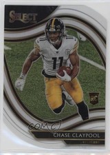 2020 Panini Select Field Level White Prizm Die-Cut Chase Claypool #370 1u6