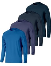 Shirts for Men Long Sleeve UPF 50 Sun Protection Quick Dry Fit Athletic Work...