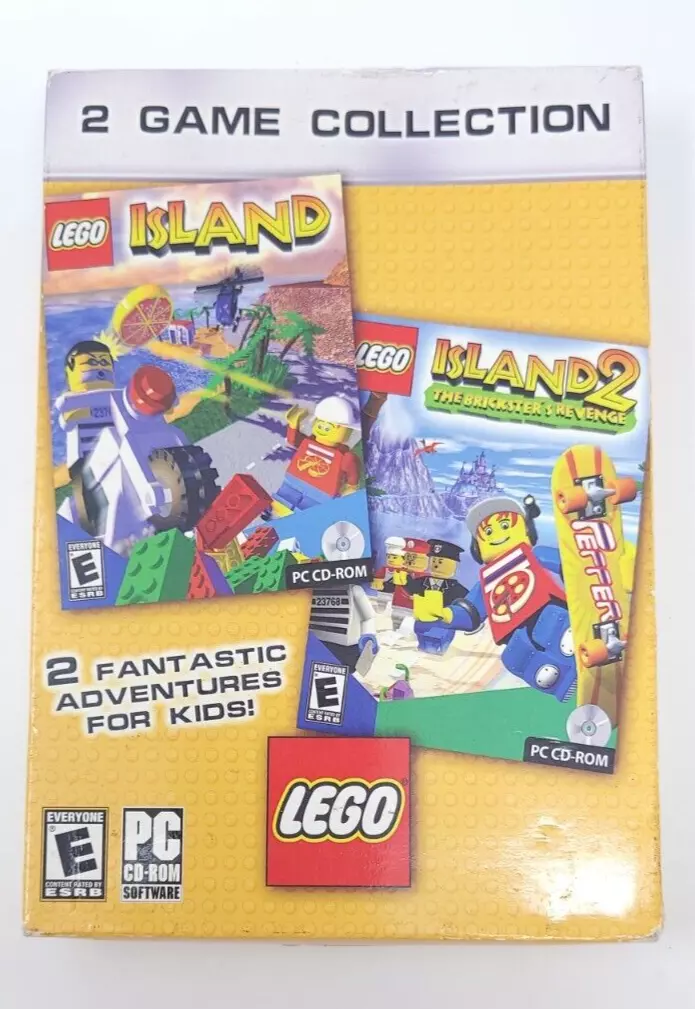 LEGO Island 1 and 2 Game Collection PC CD ROM Sealed New Old Stock