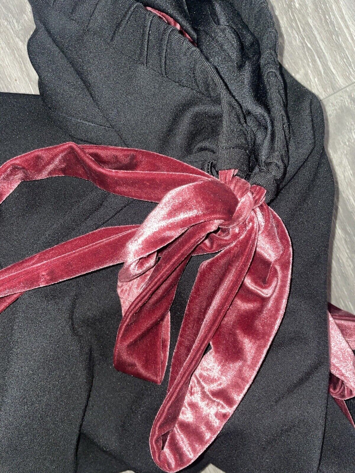 Black sleeveless knit dress with adjustable armho… - image 5