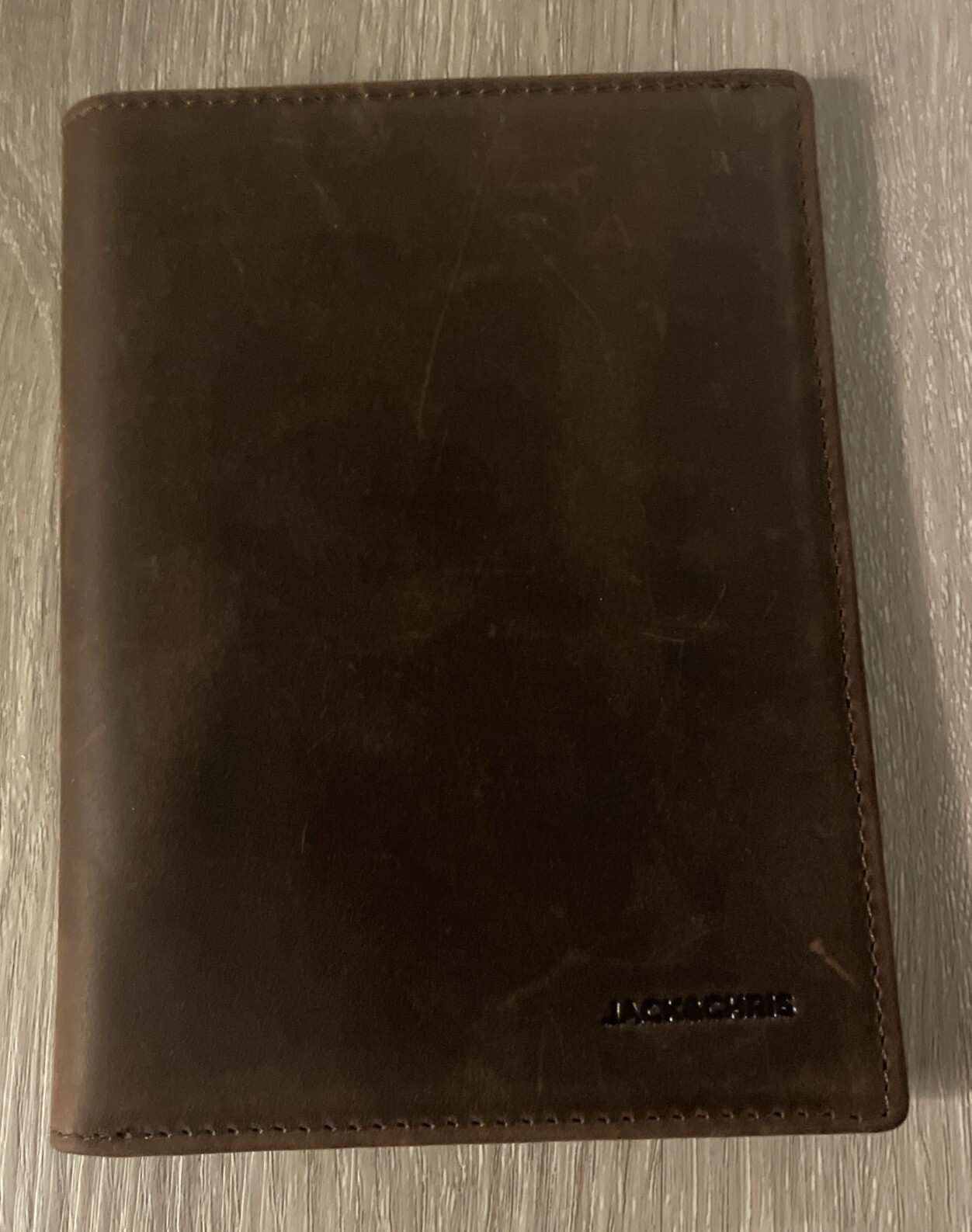 Leather Passport Holder Travel Wallet for Men & Women by Jack & Chris  -image