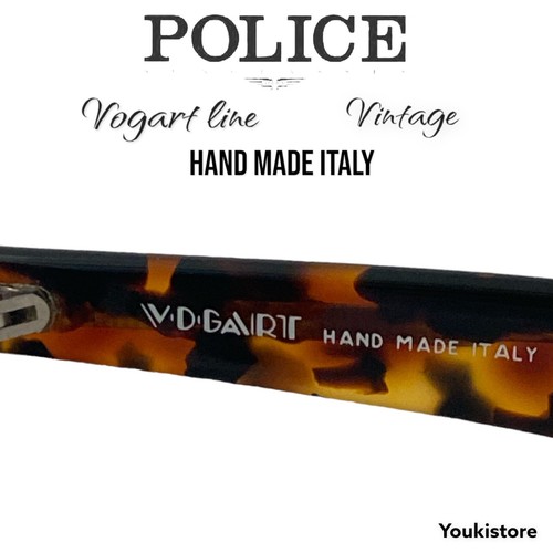 POLICE Vogart line occhiali da sole 1118 426 RARE VINTAGE 80s HAND MADE ITALY - Foto 11 di 12