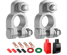 Battery Terminal Connectors Kit, Heavy Duty Battery Terminal Positive Negative