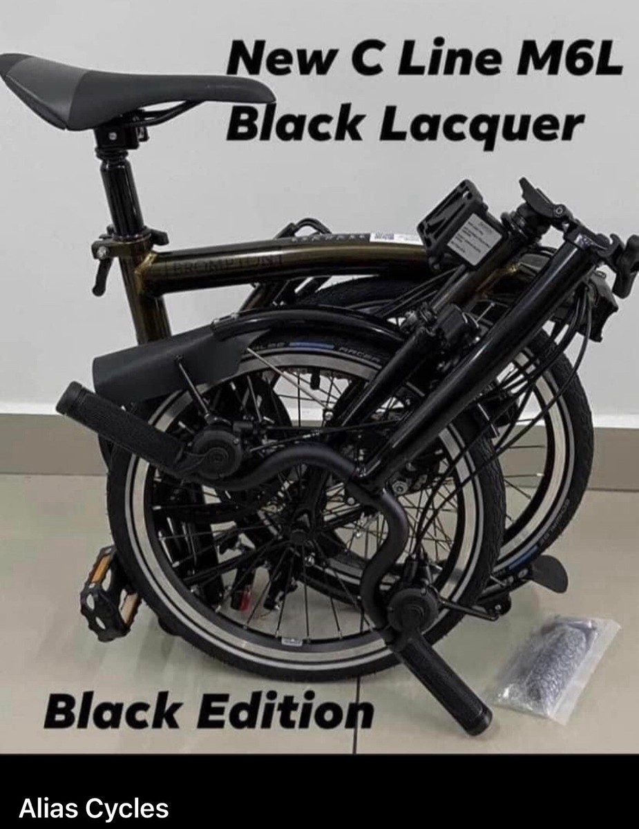New Brompton C line 6 Speed Black Lacquer Black Edition M6L with