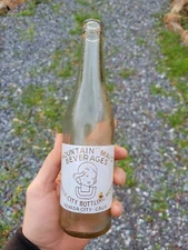Mountain Maid Beverages - Nevada City Bottling Works - Vintage Soda Bottle
