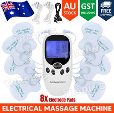 Electrical Massager Tens Machine Unit Back Pain Therapy Pulse Muscle Stimulator