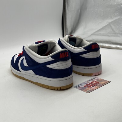 Size 8 - Nike SB Dunk Low Los Angeles Dodgers White Navy