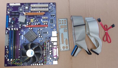 ECS Motherboard 915G-A V1.2A 3.00 Ghz P4 Intel CPU, 1 GB RAM Heatsink and Fan