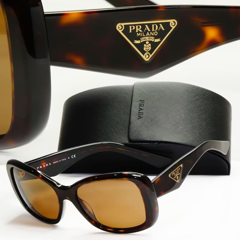 Prada SPR27L 2AU-651 57 17 135 sunglasses Triangle Logo Prada SPR27L 2AU-651 57 17 135 sunglasses Triangle Logo