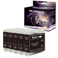  5-PK,Black LC51 Ink Cartridge for DCP-130C DCP-330C 350C MFC-5460CN Printer