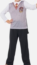 Harry Potter Intimo Size 20 Boys Uniform Pajama Set With Cape