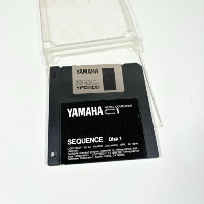 Yamaha Musikcomputer C1 Sequence Disk 1 - Vintage seltene Software