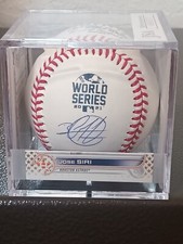 JOSE SIRI-Houston Astros Signed 2021 World Series Baseball (Beckett)