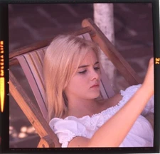 Sue Lyon Night of the Iguana on the Movie Set Original 2.25 x 2.25 Transparency