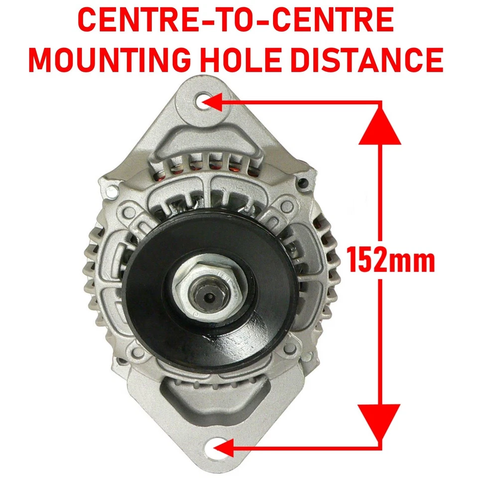 LIGHT WEIGHT 3.2KG 50AMP 2-PIN ALTERNATOR FOR KIT RACE CAR KUBOTA DENSO V-BELT - Image 3 of 4
