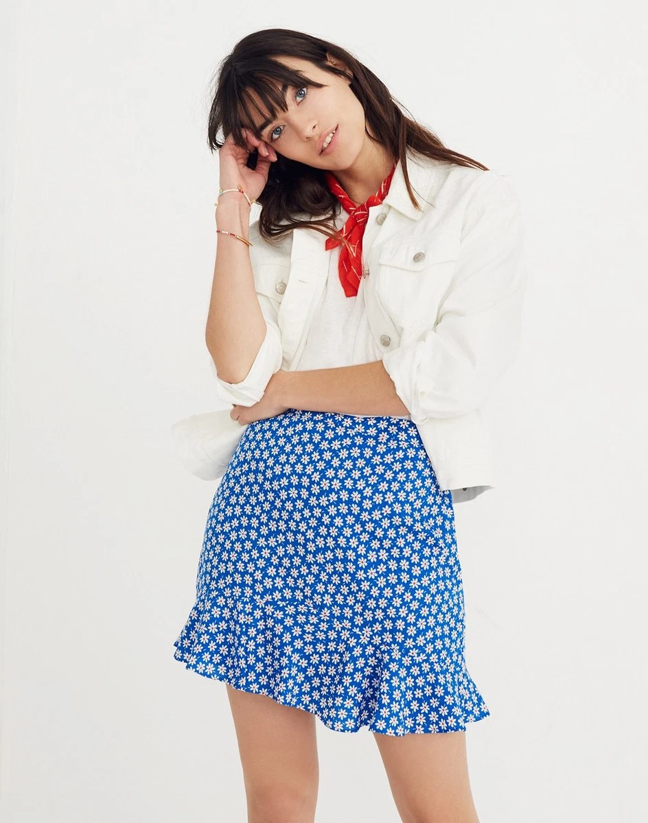 Ruffle edge skirt cheap