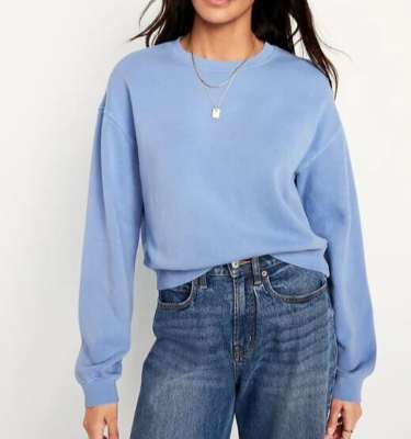 #ad OLD NAVY Crew Neck Sweatshirt For Women #805848 $12.99