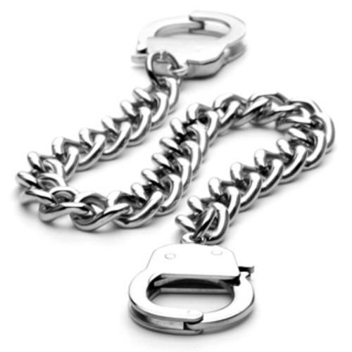 Bracelet Gourmette Homme en Acier Inoxydable Antiallergique Fermoir Menotte 1017 Robuste