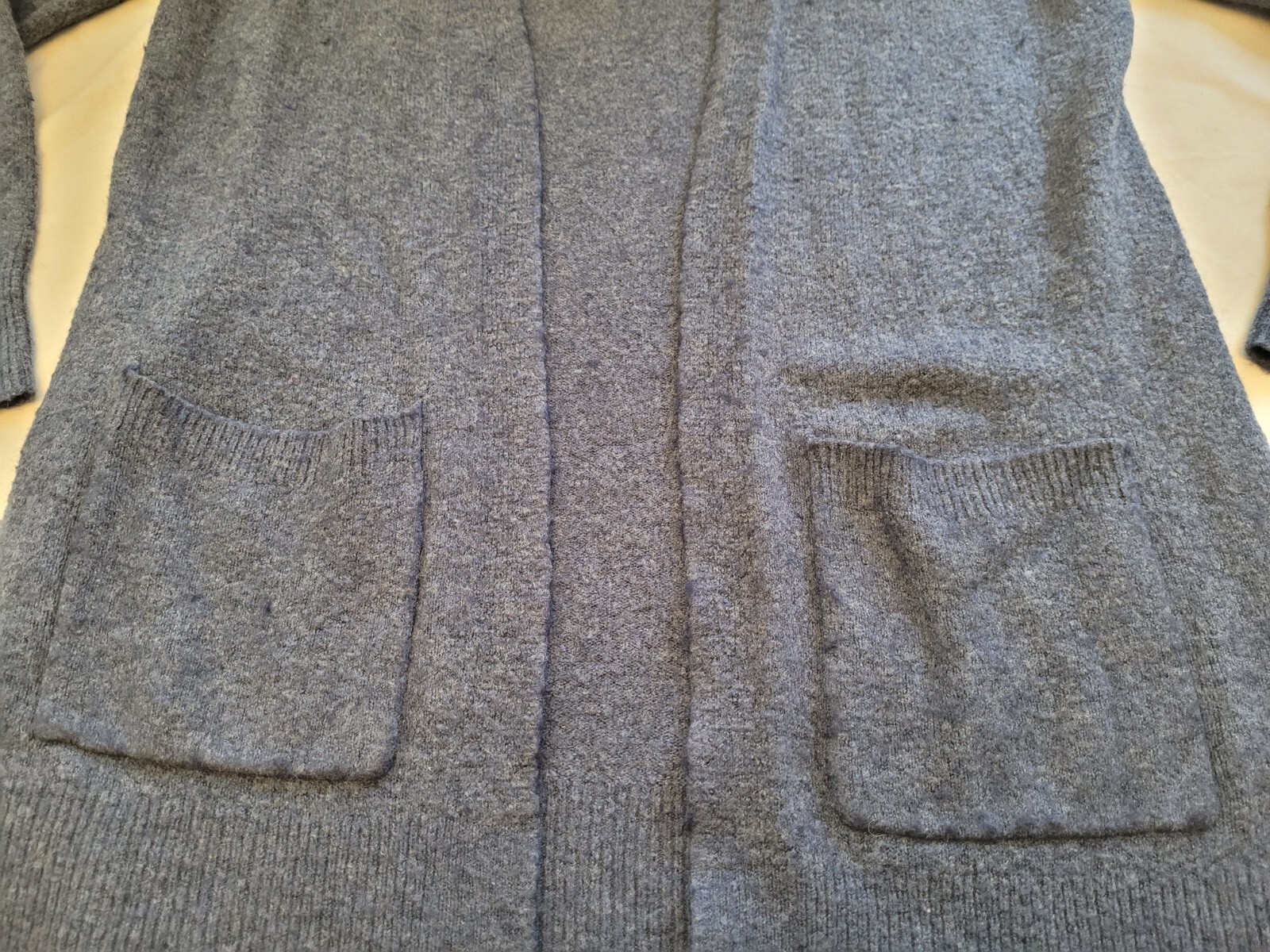 Madewell Open Front Patch Pockets Wool Alpaca Ble… - image 7