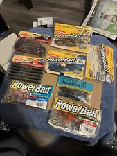 Large Variety Of Berkley PowerBait Worms, Curlytails, Minnows, & Craws SEE PICS!