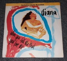 DIANA ROSS - When You Tell Me That You Love Me - 7" Single (UK) EX+