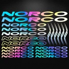NORCO - KIT Holographic Vinyl Decal Stickers Sheet Bike Frame Cycling Bicycle