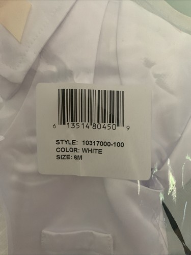 Pippa & Julie Baby Boy White Christening Baptism Outfit Suit 6 Months Catholic - 第 3/10 張圖片