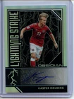 2019-20 Panini Obsidian Lightning Strike Auto Kasper Dolberg SP #11/49